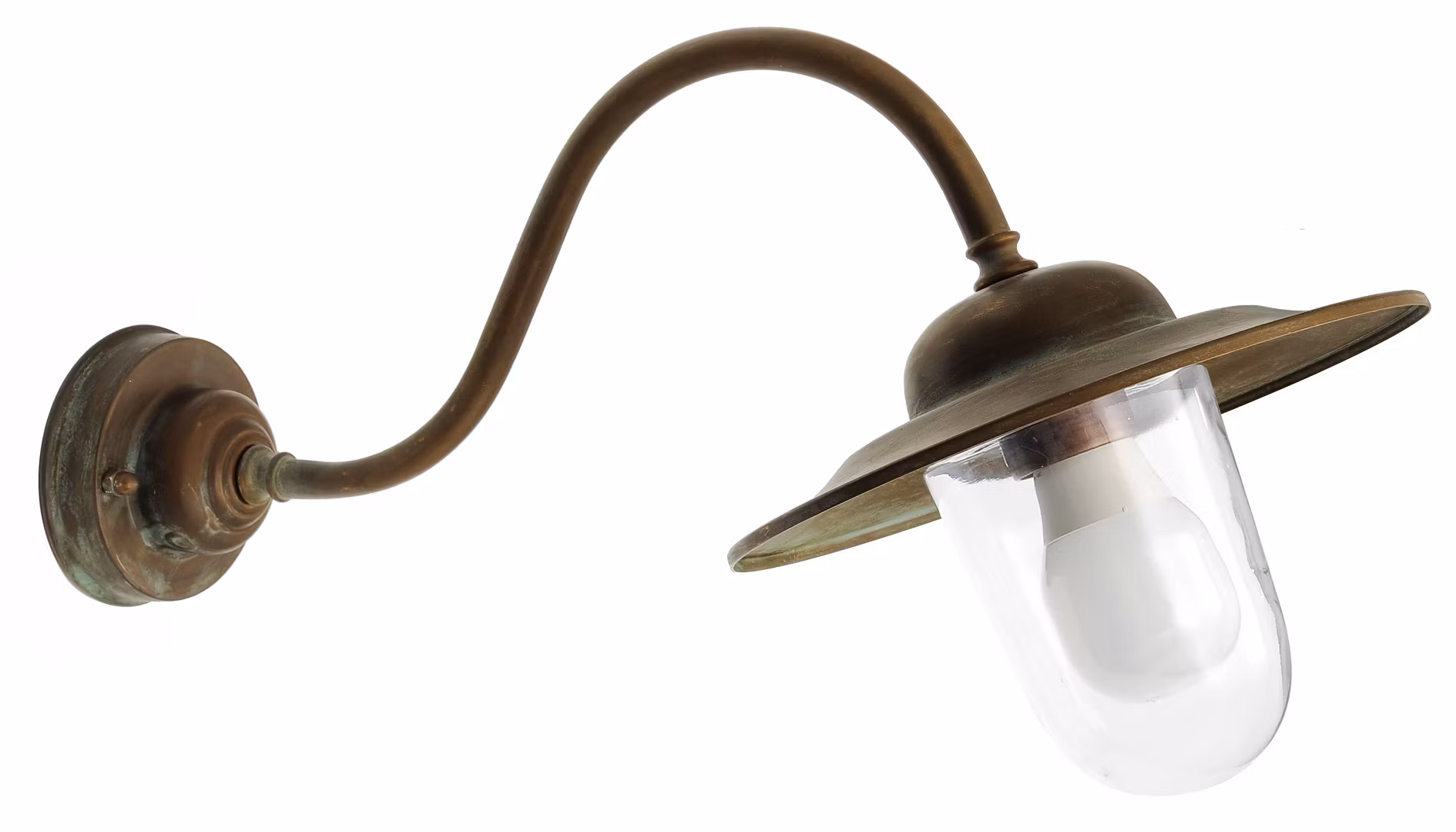 Vägglampa Grönpatinerad 1365.AR   Kustboden.se