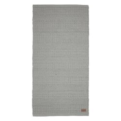 Beatrice en grå matta i 100% bomull som är vävd i ett härligt mönster i mått 160 x 230 cm.