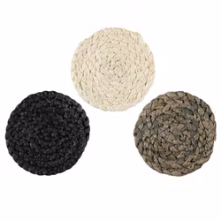 Maize ett set med 4 st glasunderlägg/coasters i off-white av majsblast från Nobel house mått 10 cm