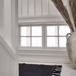 Boel & Jan Edith marinblå bomullsmatta mått 160 x 230 cm