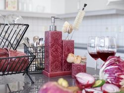 Cult design Kub Orient tvålpump/diskmedelspump wine