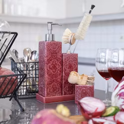 Cult design Kub Orient tvålpump/diskmedelspump wine