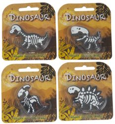 Dinosaur svart suddgummi Glow in the dark Pepper pot