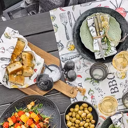 Cult design BBQ servetter i 2-pack