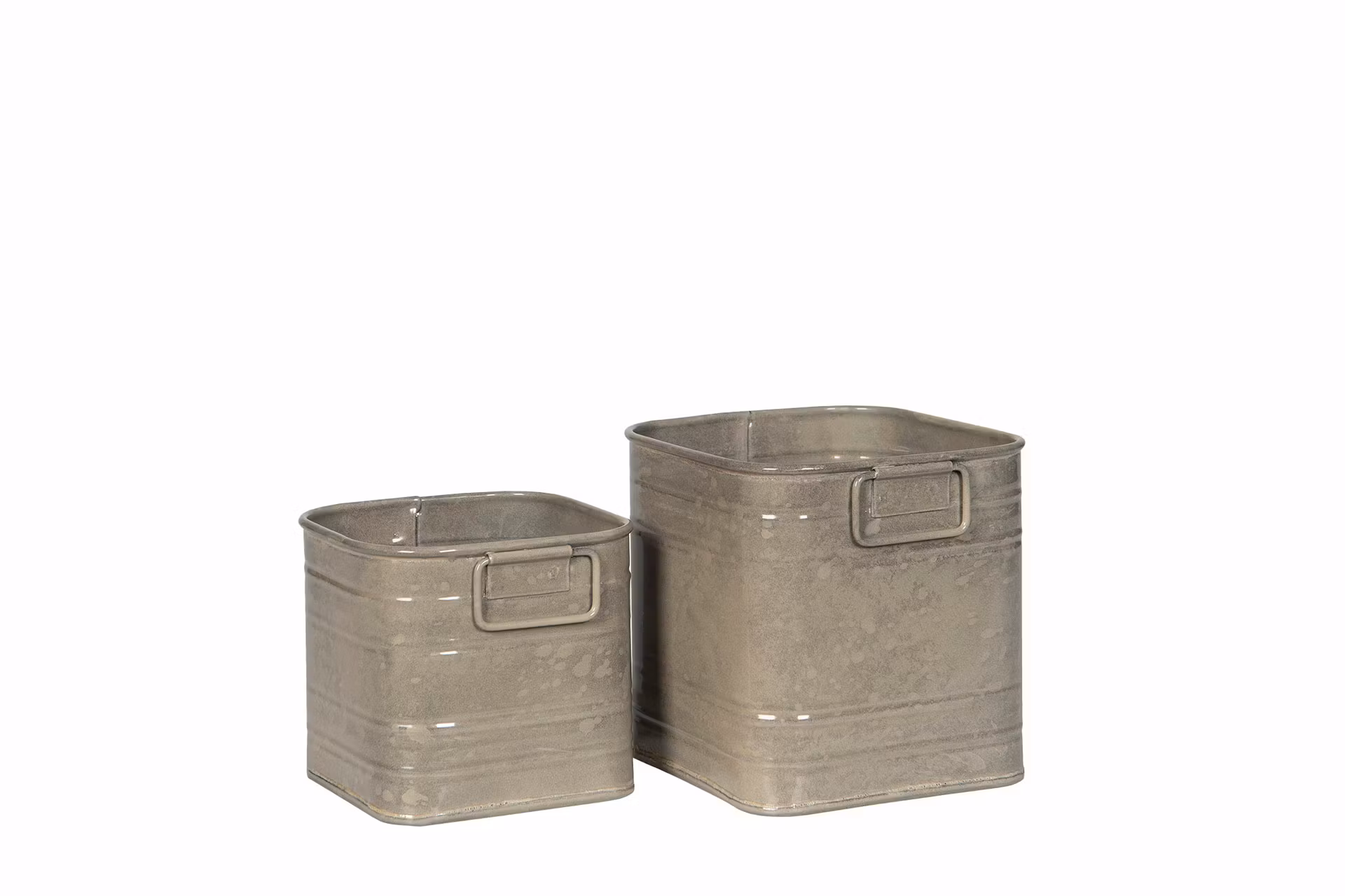 Kruka Kvadrat Greige Stl M