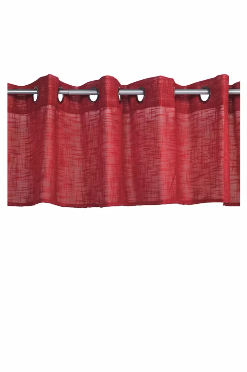 Signe en röd färdigsydd öljettkappa mått 250 x 45 cm från Noble house