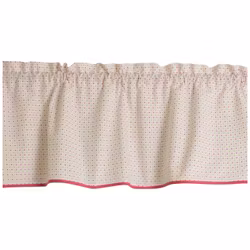 Gardinkappa på metervara. Höjd 47 cm.