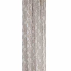 Arvid leaf ett tunt gardinset i beige och vitt i polyester från Noble house i mått 2 x 140 x 240 cm.