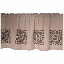 Gardinkappa Marrakesh på metervara. Höjd 50 cm.