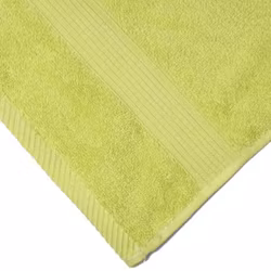 Terry ett limefärgat badlakan 100% bomull från Gripsholm, mått 90 x 150 cm.
