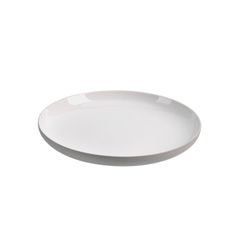 Assiett Skagen en ¨mixa och matchaservis¨ i vitt med grå undersida från Modern house. Mått D 23 cm.