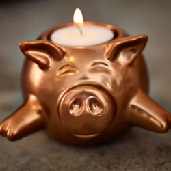 Store Knorr koppar stor från Cult design i kopparfärg.