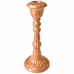 Ljusstake Emalj från Boel & Jan. Färg: Koppar. Mått: H 19 cm, Dia 9 cm.