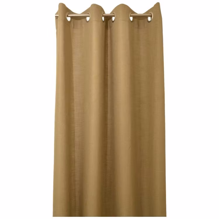 Göran en gardinlängd med öljetter från Boel och Jan. Färg: Beige.