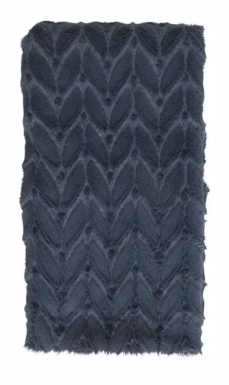 Braid en supermjuk långhårig fleccepläd som är fodrad med en skön mockaimitation. Färg: Blå.