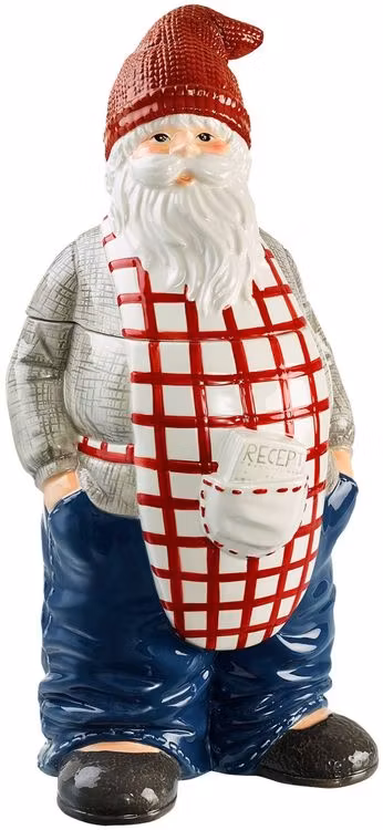 Hemmatomten gömma en porslinsburk från Cult design som är den perfekta burken för julgodis eller pepparkakor, mått höjd 32 cm, diameter 15 cm.