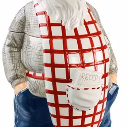 Hemmatomten gömma en porslinsburk från Cult design som är den perfekta burken för julgodis eller pepparkakor, mått höjd 32 cm, diameter 15 cm.