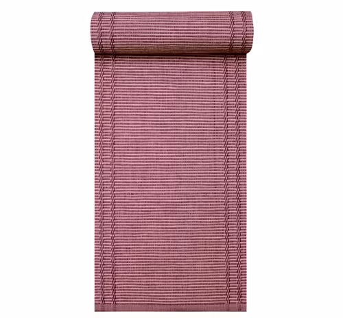 Ingrid en smal ripslöpare, art.nr 9199-72-187. Färg: Rosa. Mått: 15 x 120 cm.
