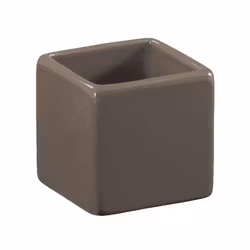 Kub Skål mullvad. Färg: Mullvad.