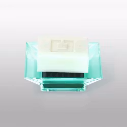 Tvålkopp från Cult design. Färg: Jade transparent.