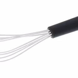 Visp från Kitchen essentials. Färg: Grått handtag med silkonbelagda vispar.