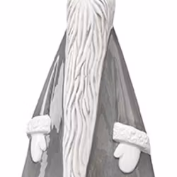 Frostige Frej grey ytterligare en underbar tomte från Cult design. Färg: Grå och vit.