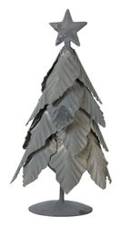 Navidad en grå metallgran från Svanefors.