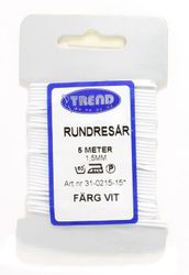Rundresår. Färg: vit.