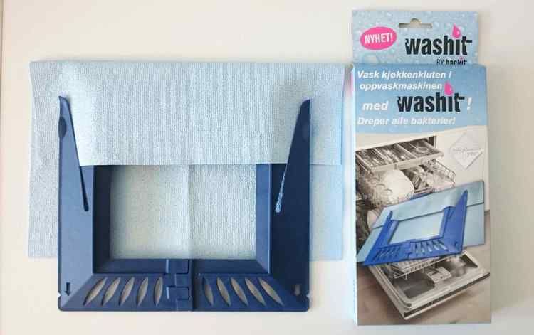 Wash-it en disktrasa med tvättställning till diskmaskinen från Modern house. Färg: Blå.