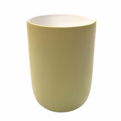 Kaffe/temugg Skagen en ¨mixa och matchservis¨i gul med vit insida från Modern House. Mått H 11, D 7,5 cm. 375 ml.