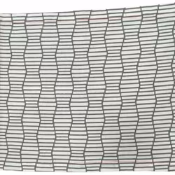 Secsession brick en tablett i bomull. Färg: Vit med ett grått mönster.