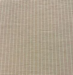Falun en beige löpare med vita ränder i bomull från Arvidssons textil, mått 40 x 140 cm.