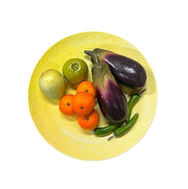 Orient fruktfat saffran. Färg: Saffran, gul.