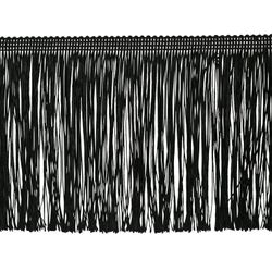 Glammit frans. Längd 12 cm. Färg: Svart.