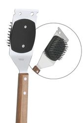 Grillborste från Tramontina. Färg: Blank metall och trä.