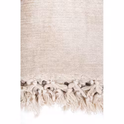 Chenny en underbar rosa pläd i chenille med fransar från Svanefors, mått 120 x 150 cm.