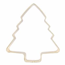Gold Julgran en pepparkaksmått/form från Modern house. Färg: Guld.