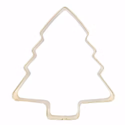 Gold Julgran en pepparkaksmått/form från Modern house. Färg: Guld.
