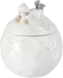 Snövätte Gömma från Cult design. Färg: Vit med grå och beige inslag.