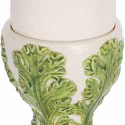 Veggie grönkål äggkopp från Cult design. Färg: Vit och grön.