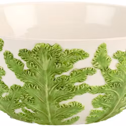 Veggie grönkål skål från Cult design. Färg: Vit och grön.