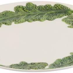 Veggie grönkål fat från Cult design. Färg: Vit och grön.