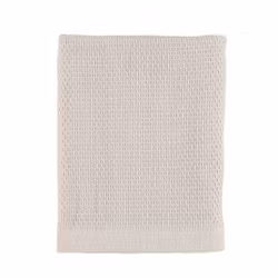 Waffle terry en beige våfflad frottéhandduk i 100% bomull från Gripsholm, mått 50 x 70 cm.