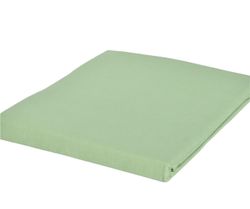 Underlakan i grönt i 100% bomull från Queen Anne, mått 150 x 260 cm.