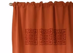 Gardinkappa Marrakesh på metervara. Färg: Rost.