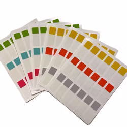 Indexflikar i 6 olika färger som hjälper dig att hålla ordning på dina dokument i färgerna gult, rött, grått, grönt, blått och rosa från Pepper pot..