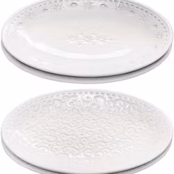 Orient Tapas assiett i 4-set från Cult design i färgen vit.