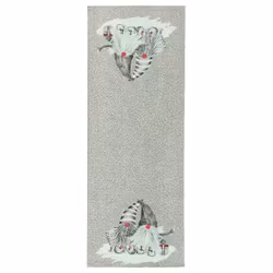 Olle tomte en grå jullöpare i 100% bomull med ett tomtemönster från Noble house.