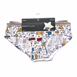 Flicktrosa i hipstermodell i 2-pack från Walking. Färg: 1 par vita och ett par vita med mönster.