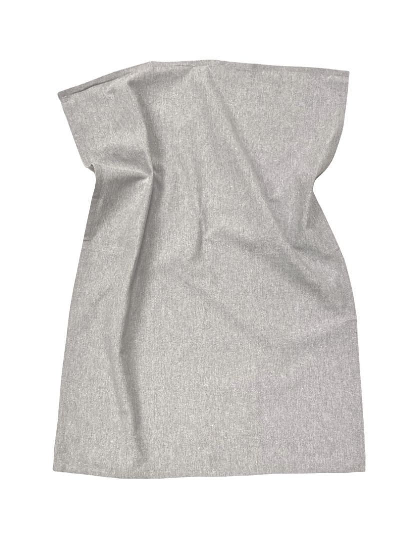 Kökshandduk från Classic textile i återvunna textilier. Färg: Grå.